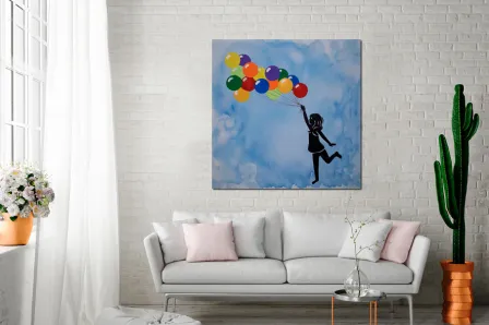 Quadro Imagem com balões