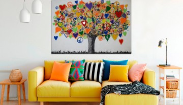 Árvore do amor pintado