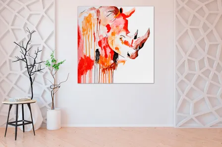 Quadro de rinoceronte