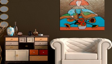 Pintura de menina Van Gogh