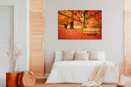 Pintura de paisagem de outono