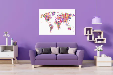 Caixa do mapa do coração