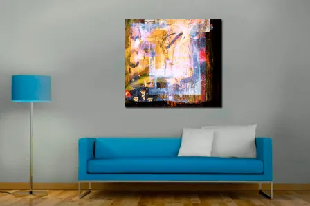 Pintura decorativa abstrata