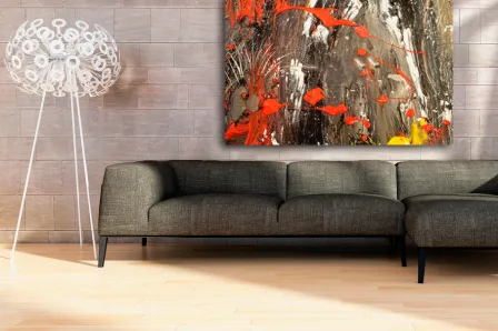 Pintura abstrata moderna