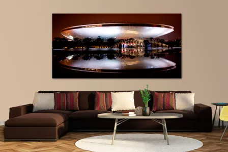 Pintura de arquitetura moderna de Xangai