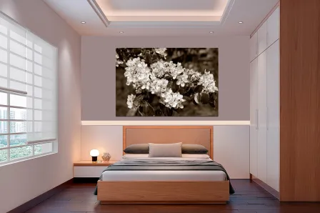 Pintura de flores elegante