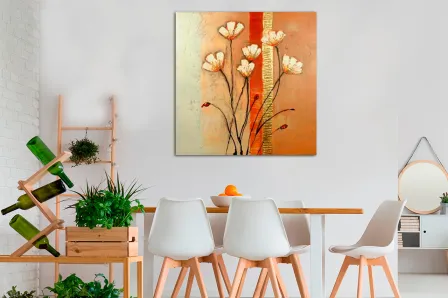Pintura de flores