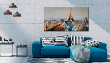 Pintura da cidade de Paris