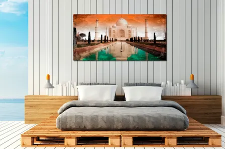 Taj Mahal India painting
