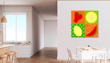 Pintura de cozinha moderna