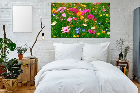 Pintura de flores silvestres