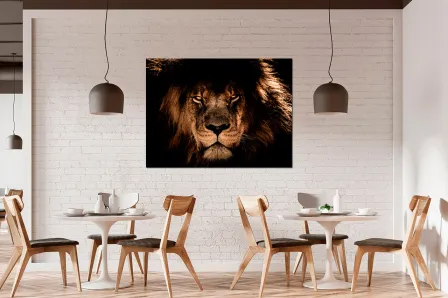 Pintura de leão