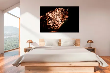 Pintura de leopardo