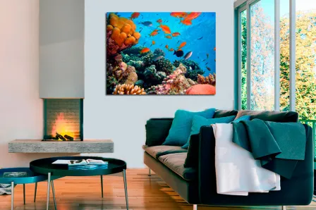 Pintura do fundo do mar