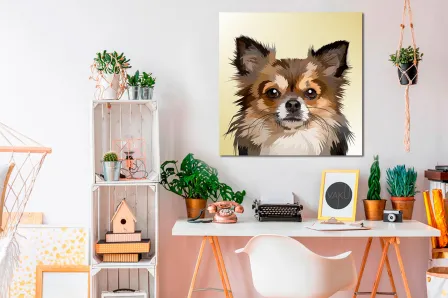 Pintura de cachorro