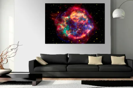 Pintura abstrata da lua