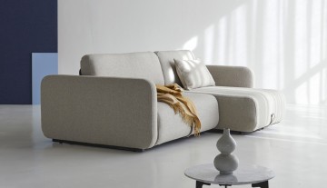 O sofá chaise Vogan é o lugar perfeito para relaxar moderno, elegante e acolhedor.