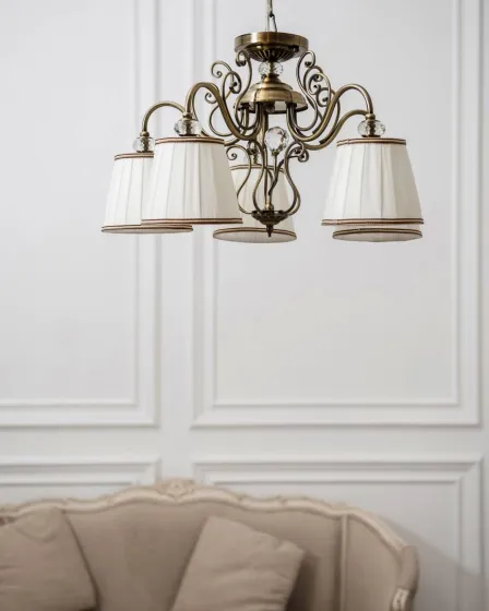 Candeeiro de Teto Vintage Bronze Envelhecido