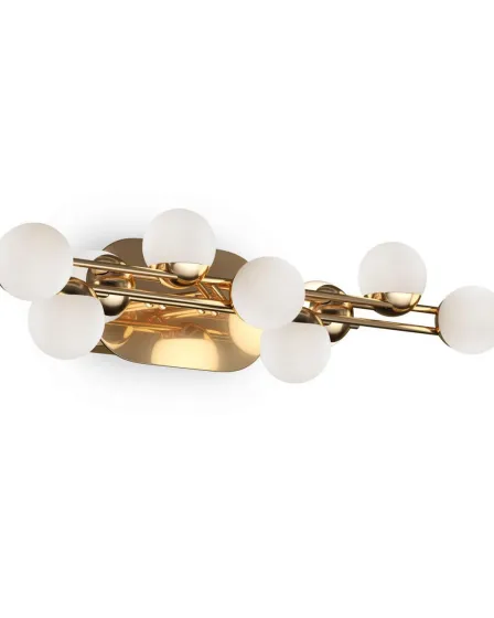 Aplique de Parede Tessara Dourado