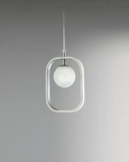 Candeeiro de Teto Avola White with Silver