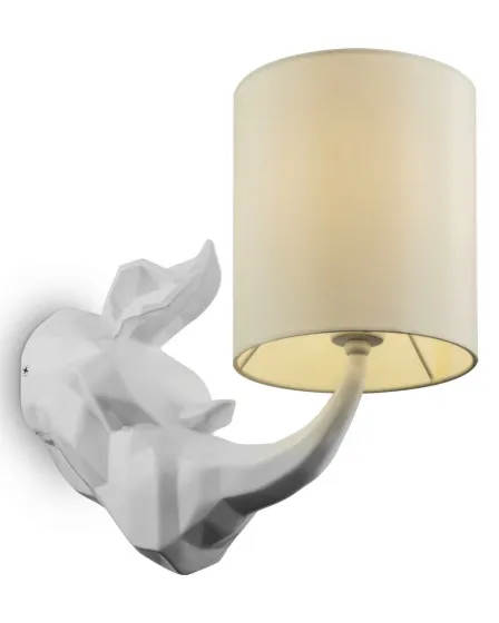 Aplique de Parede Nashorn Branco
