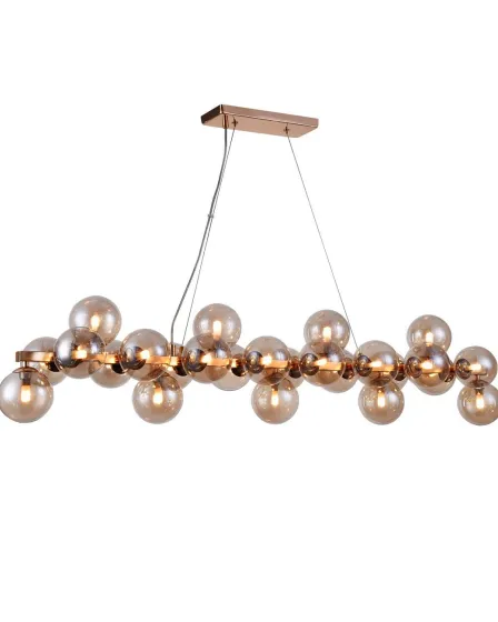 Candeeiro de Teto Dallas Dourado