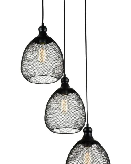 Candeeiro de Teto Grille Preto