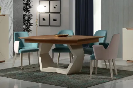 Mesa de Jantar Extensível Linhas