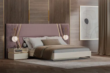 Cama de Casal Santino Vidro