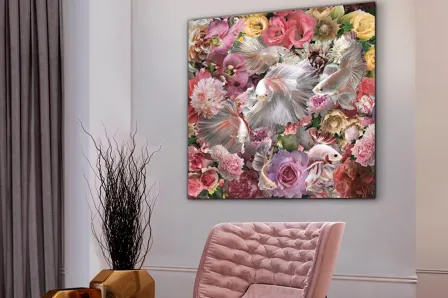 Quadro Peces Luchador Siam