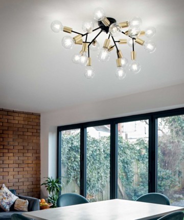 O plafon Spark é a escolha ideal para espaços iluminados com elegância e modernidade. Com design minimalista, proporciona luz direta e uniforme, criando um ambiente acolhedor.