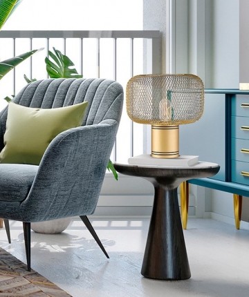 A luz que ilumina seu ambiente candeeiro de mesa Osiris, com estilo clássico e moderno ao mesmo tempo.