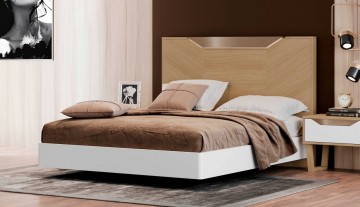 Viva o conforto e estilo da cama de casal Luca New. O seu design moderno e a sua estrutura resistente tornam-na a melhor opção para o seu quarto.