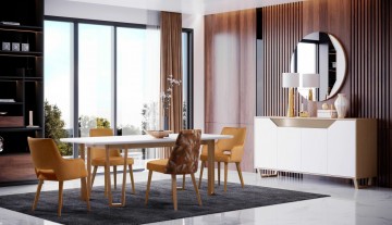 A Sala de Jantar Luca New é a escolha ideal para criar o ambiente perfeito para o seu lar.