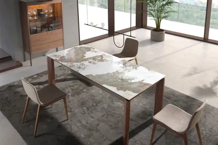 Mesa de Jantar Extensível Marmol