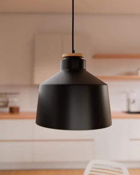 Candeeiro Artana Preto