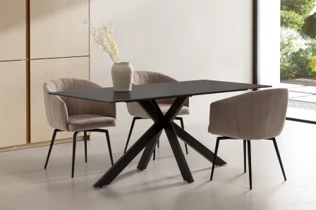 Mesa de Cozinha Preta 